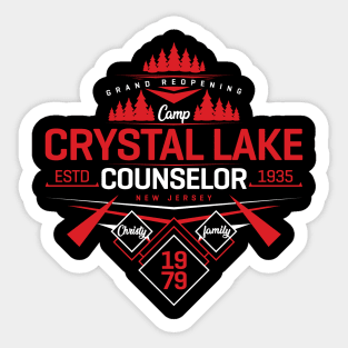Crystal Lake Counselor Sticker